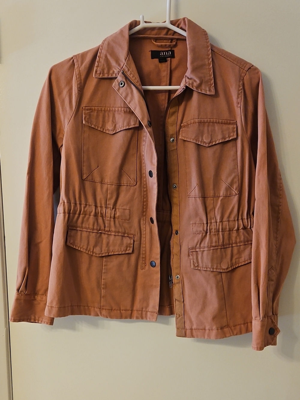 a.n.a Women's Pink Utility Jacket